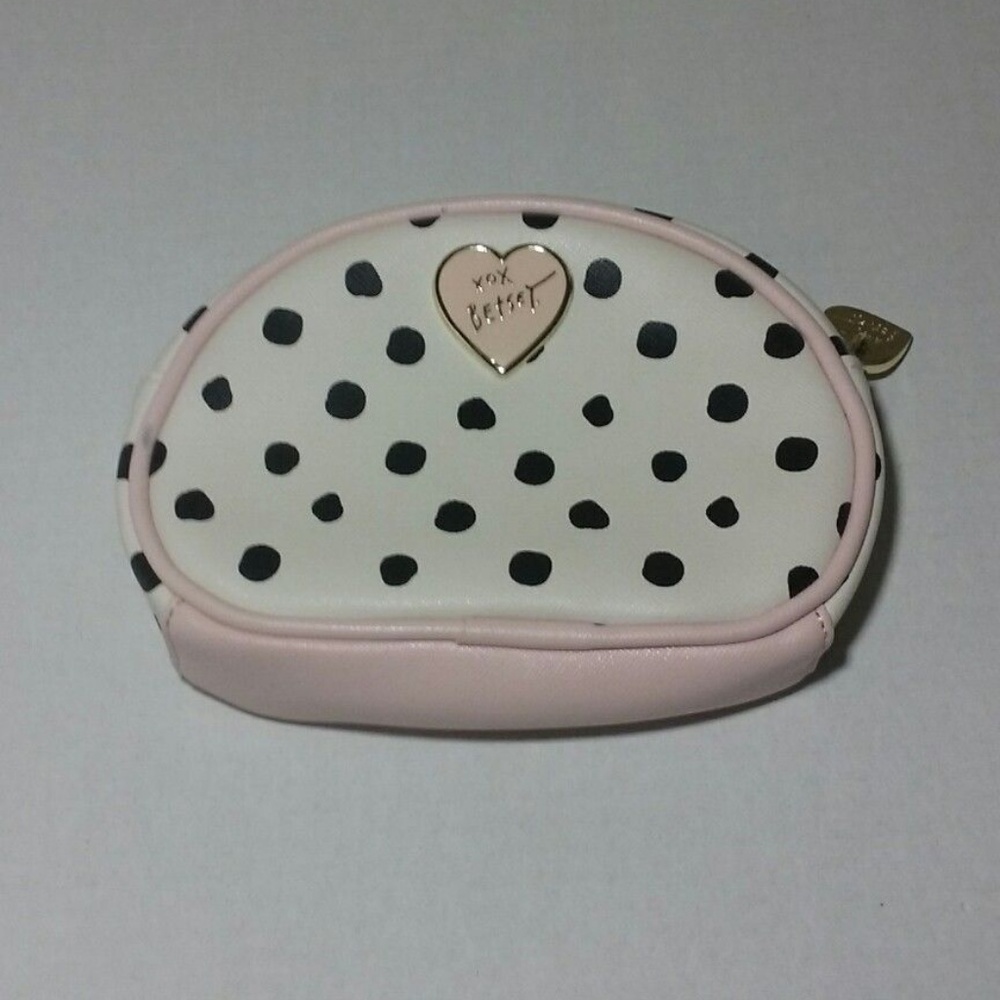 Betsey Johnson Polka Dot Pouch - Picture 2 of 8